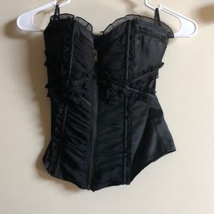 Black Bebe bustier